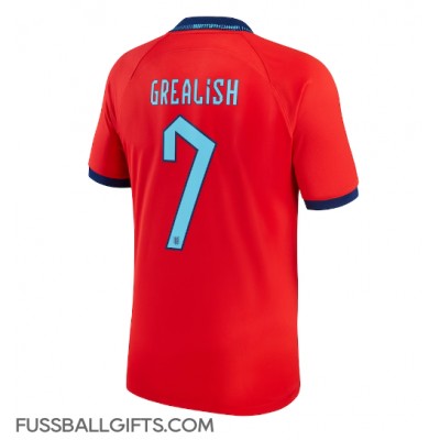 England Jack Grealish #7 Fußballbekleidung Auswärtstrikot WM 2022 Kurzarm